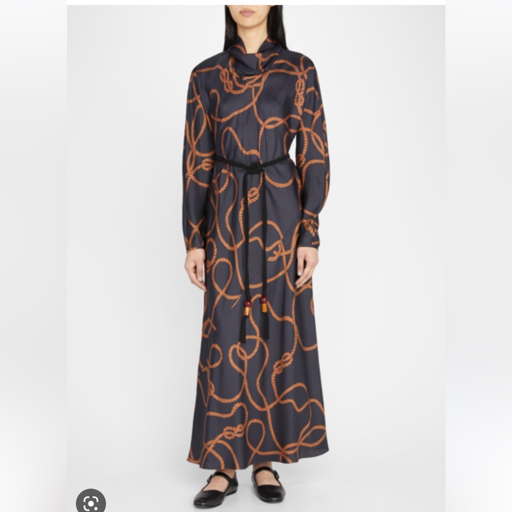 Lafayette 148 cowl neck dress